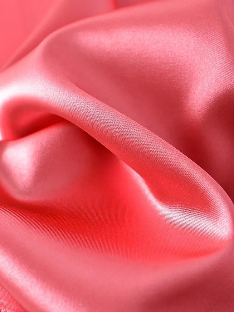 Solid Color Summer Sexy Strap A Line Side Split Dress