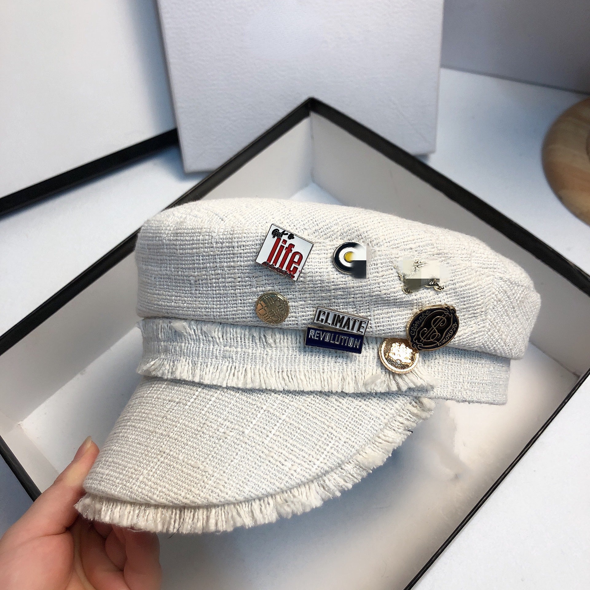 Tassel Beret Retro Caps