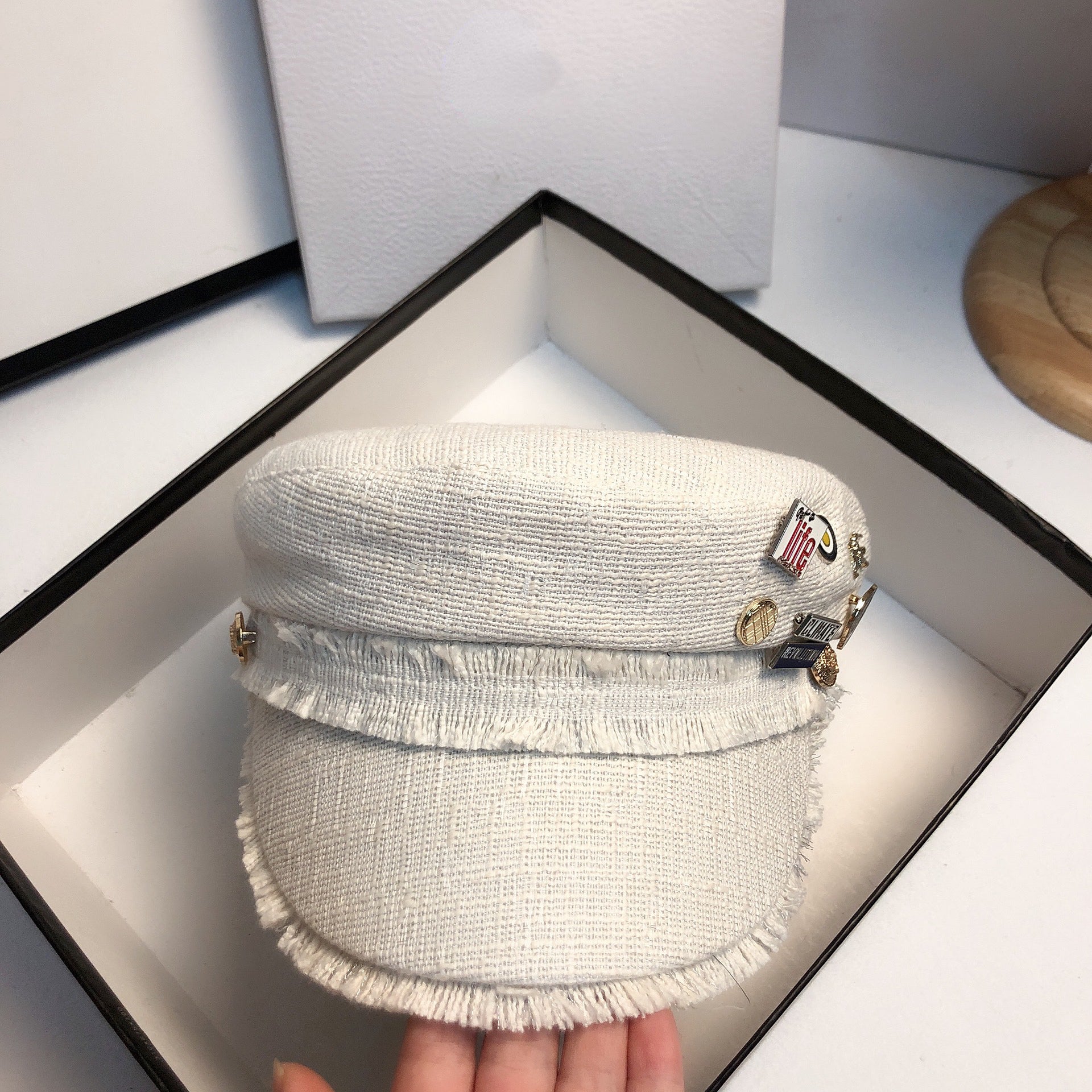Tassel Beret Retro Caps