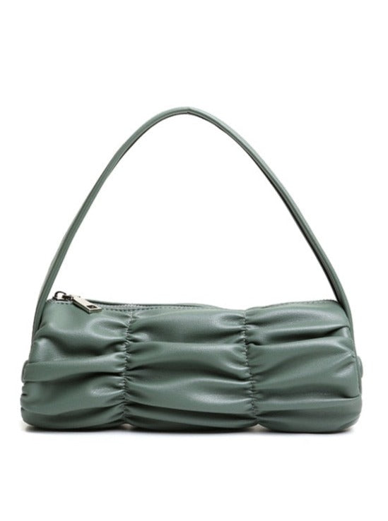 Genuine Leather Texture Underarm Purse
