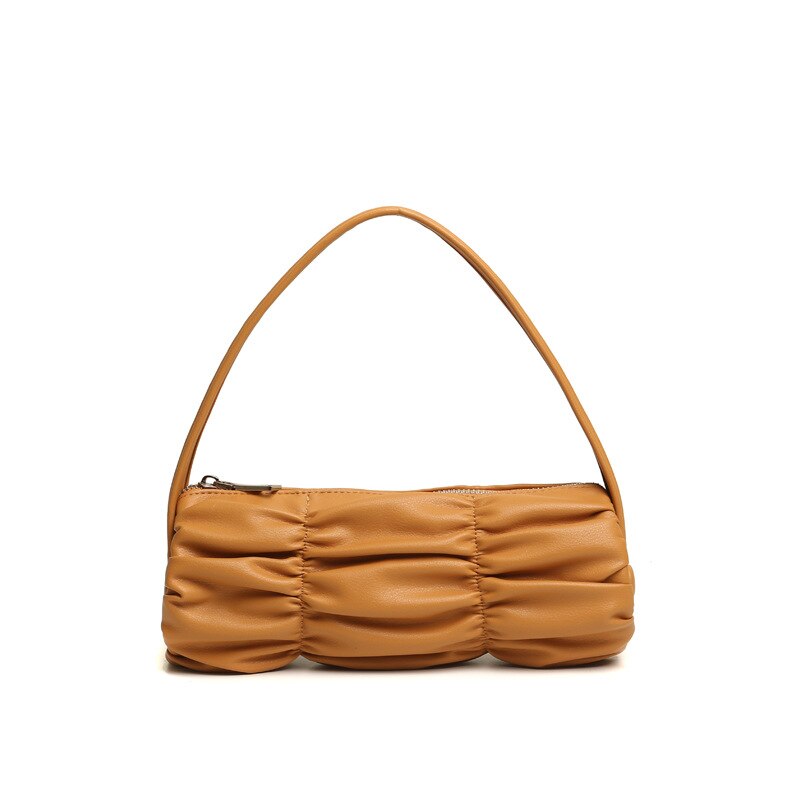 Genuine Leather Texture Underarm Purse