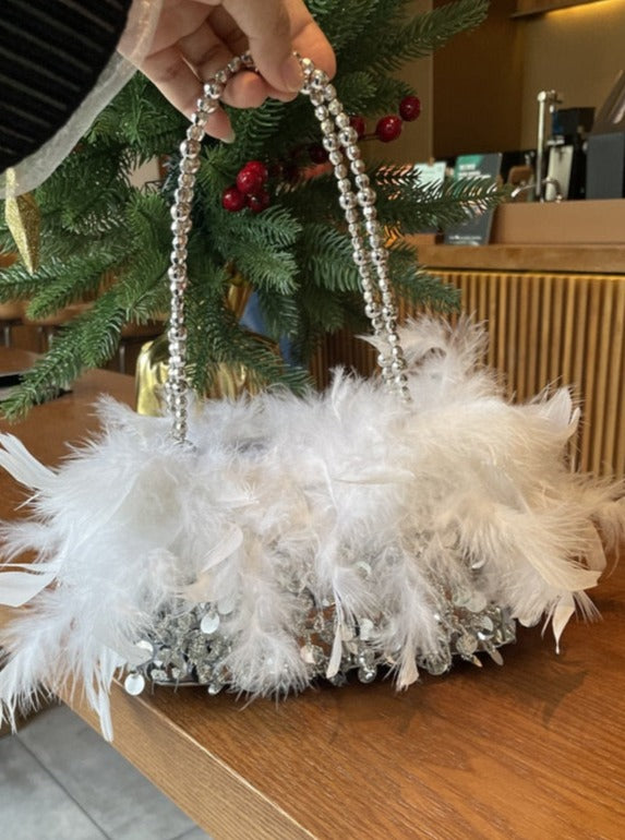 Evening Clutch Bag Shiny Banquet Purses