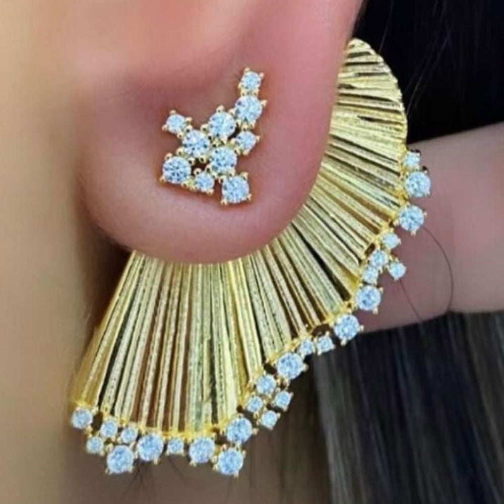Butterfly Zircon Dubai 2PC Necklace Earring Sets Jewelry Set
