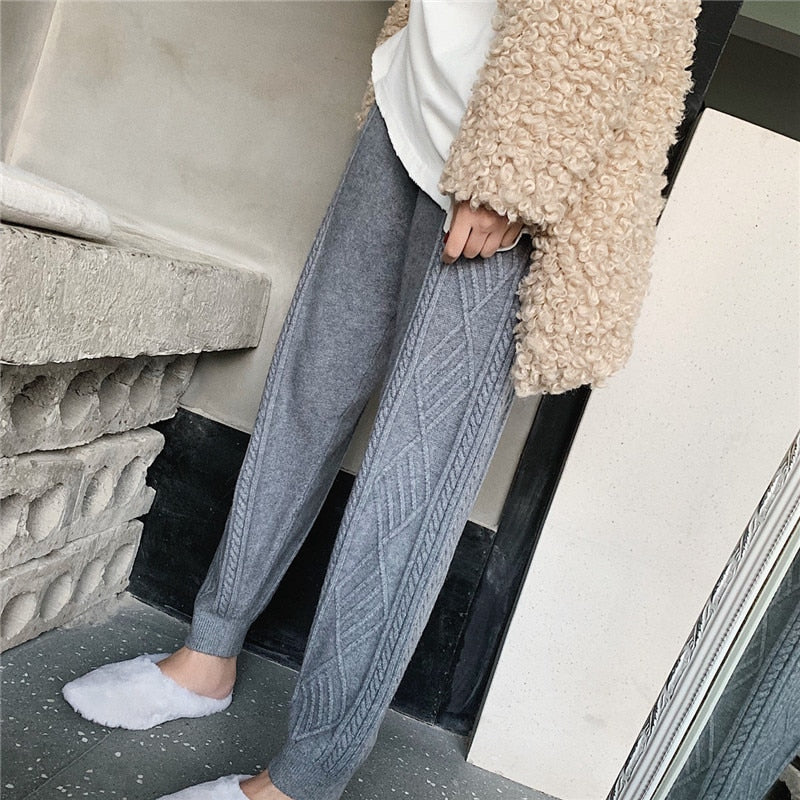 Soft-Winter Thicken Women Harem Pants