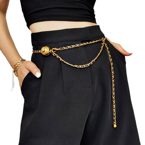 Golden Ball Women Fashion Waistband