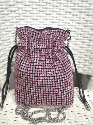 Rhinestones Evening bag silver Crystal Bag