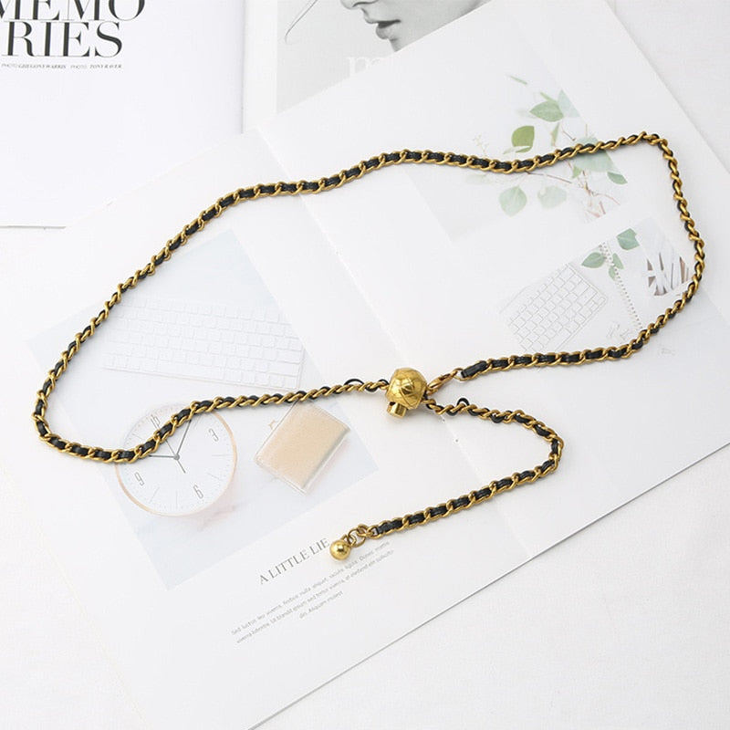 Golden Ball Women Fashion Waistband
