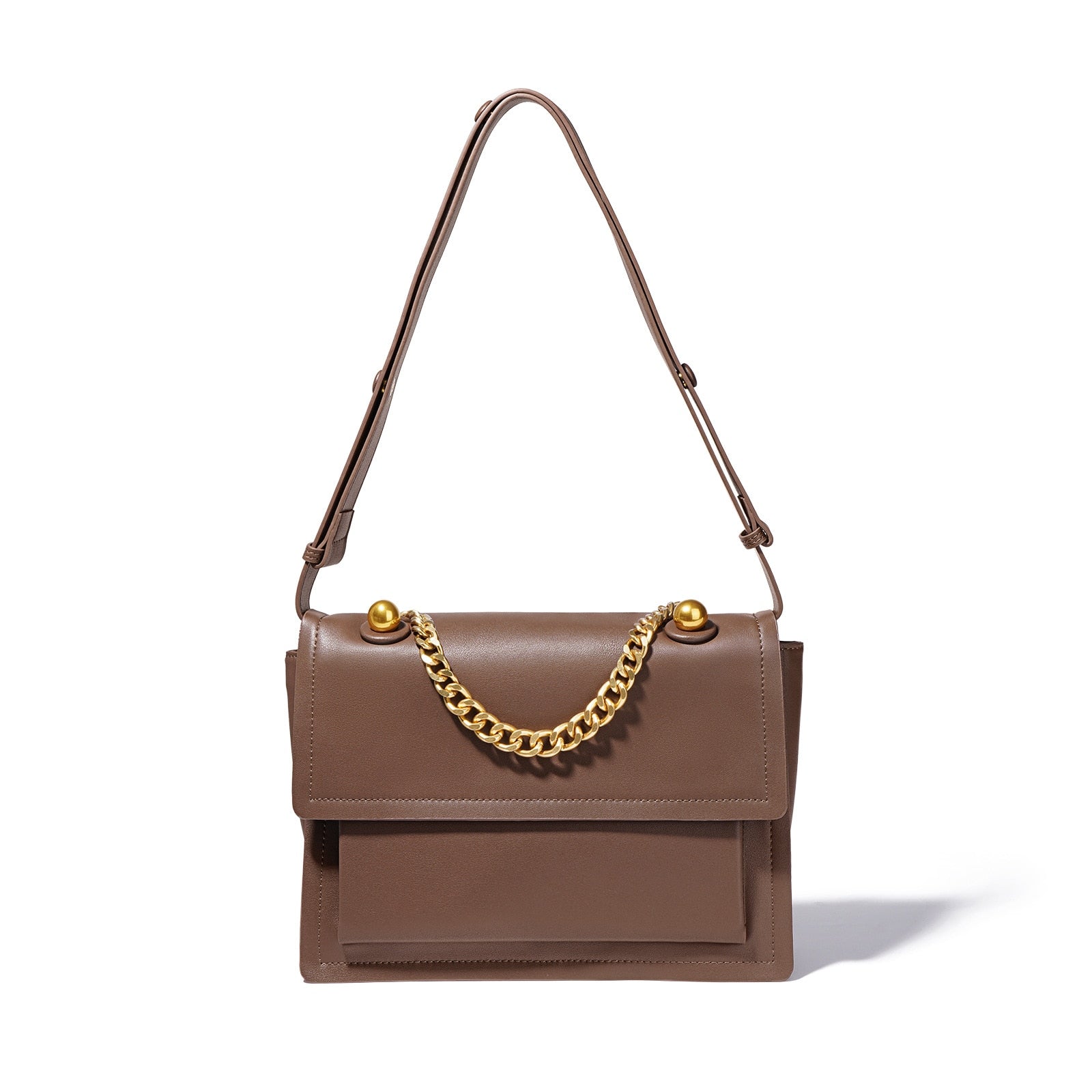 VIVID Genuine Leather Large Capacity Handbags Totes