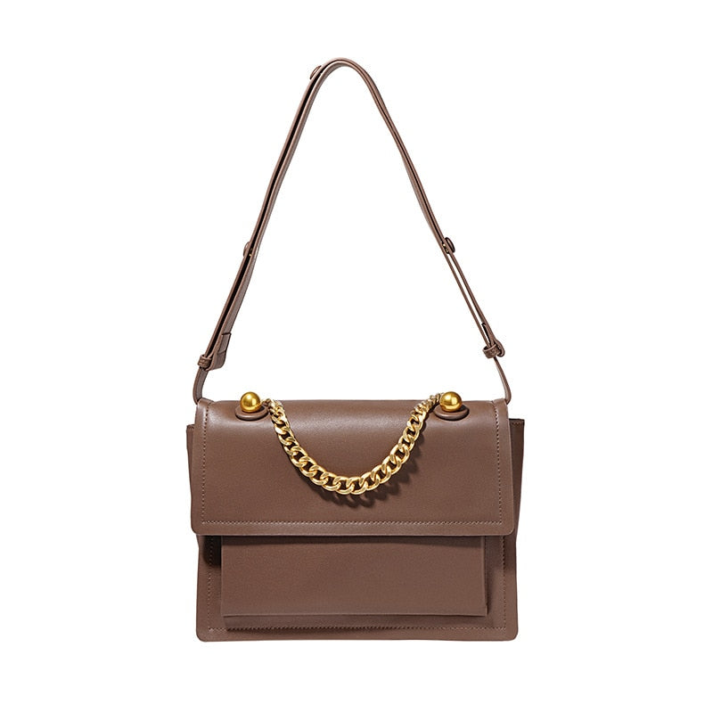 VIVID Genuine Leather Large Capacity Handbags Totes