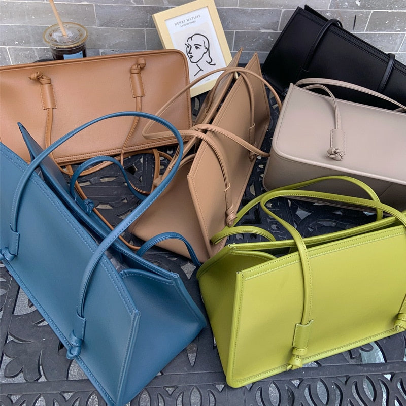 Genuine Leather Large Capacity Leisure Shoulder bags