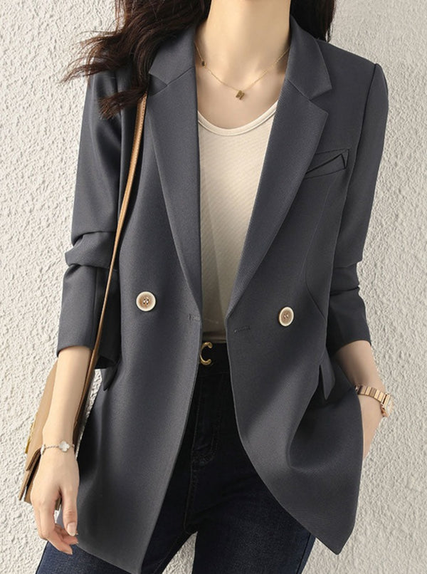 Fairy lady double-breasted suit blazer