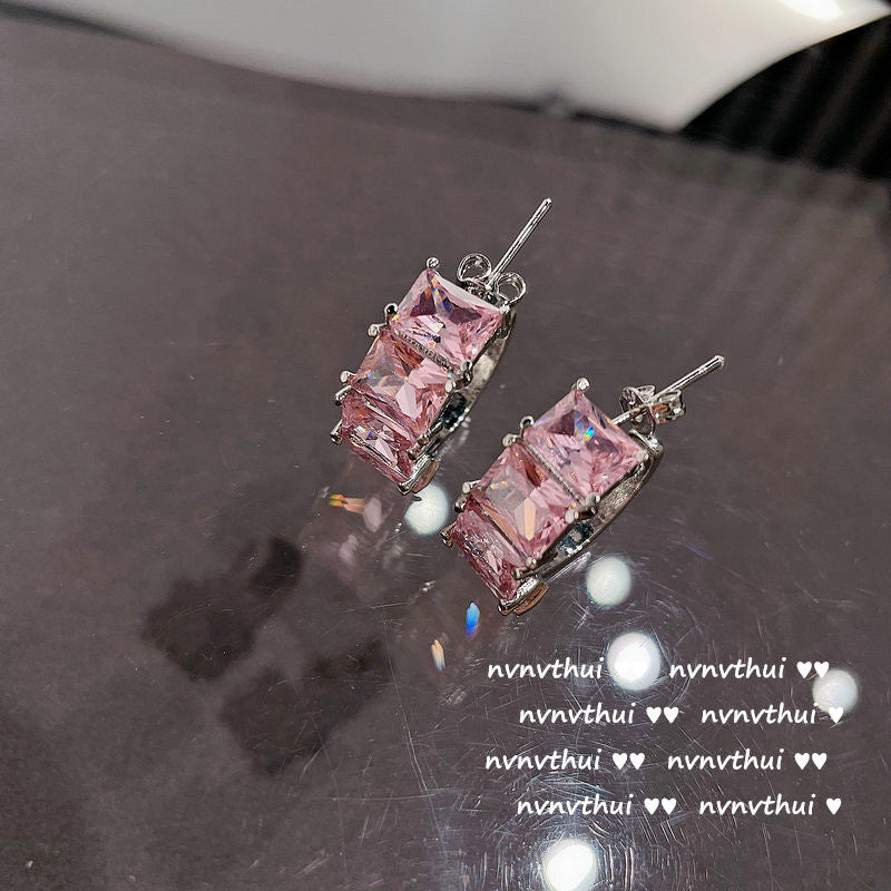 Bright Pink Love Gem Necklace