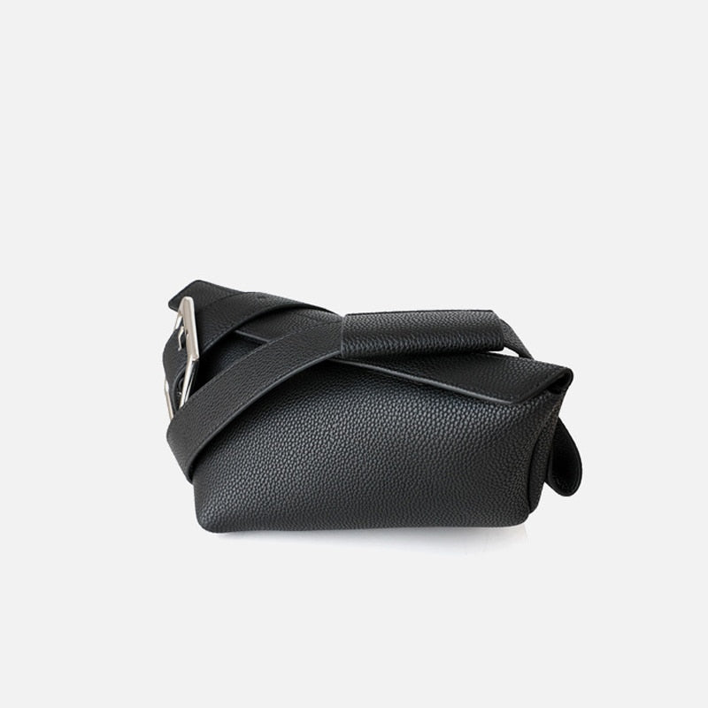 Dumplings Horns Genuine Leather Crossbody Shoulder Messenger Bag