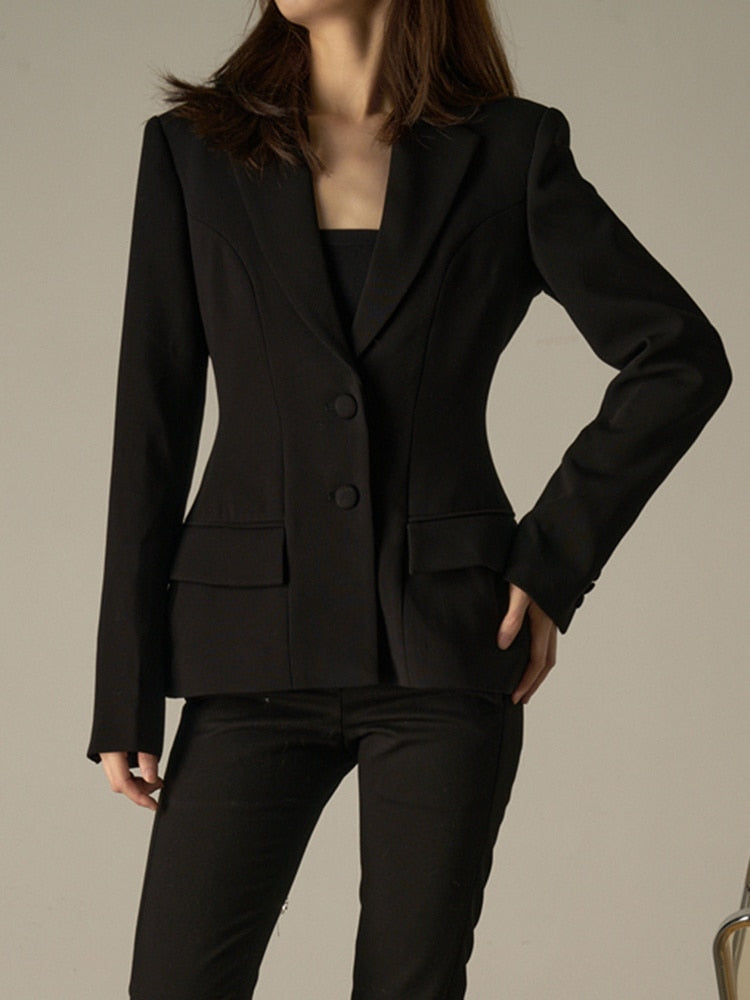 VIVIANNA Back Bow Tie Lace Cut Out Blazer