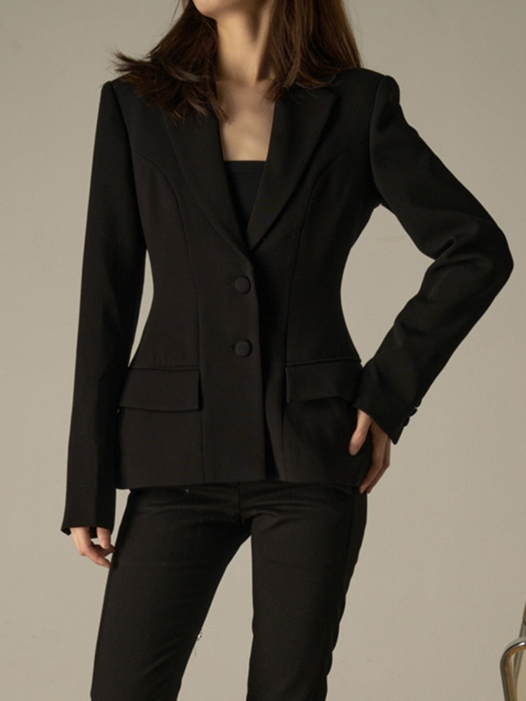 VIVIANNA Back Bow Tie Lace Cut Out Blazer