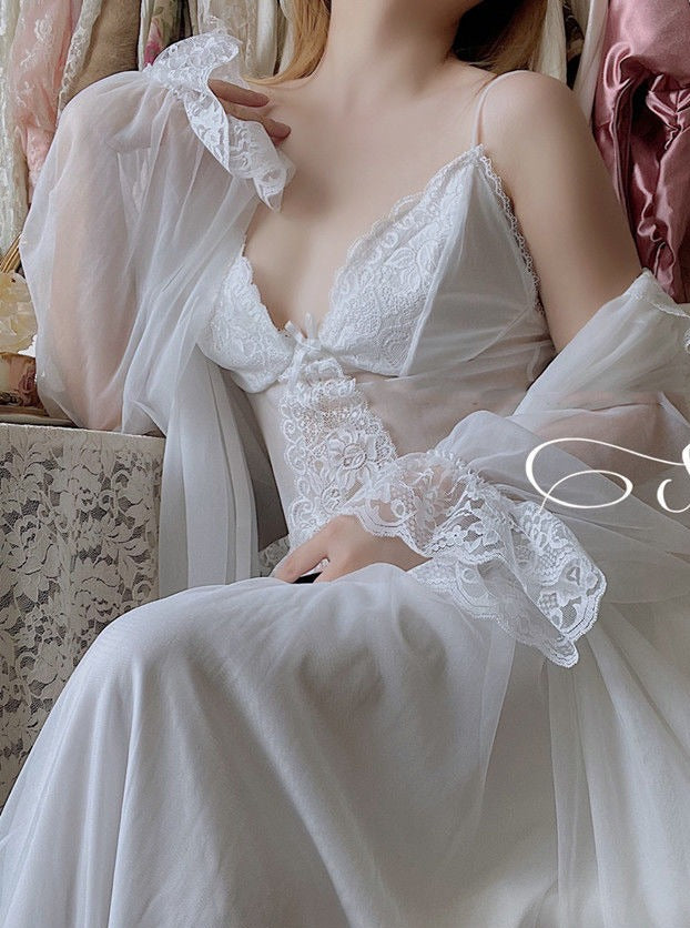 Sweat Angel Dream Fairy Vintage Mesh Lace Dresses