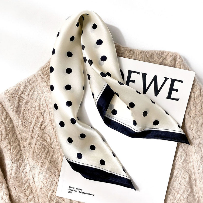 Lux Print Silk Square Scarf