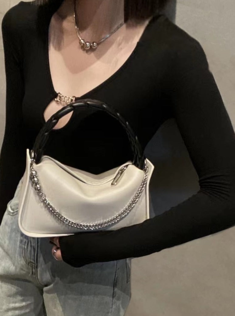 Genuine Leather Shoulder Bag Simple Tote bag