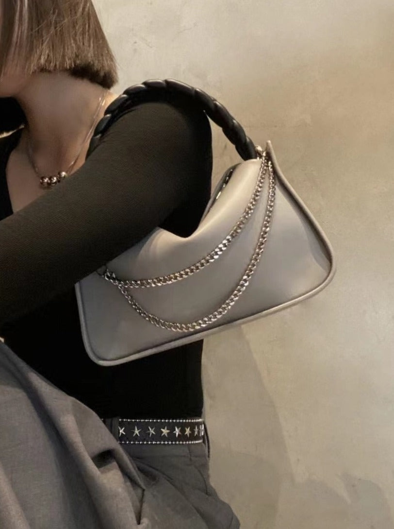 Genuine Leather Shoulder Bag Simple Tote bag