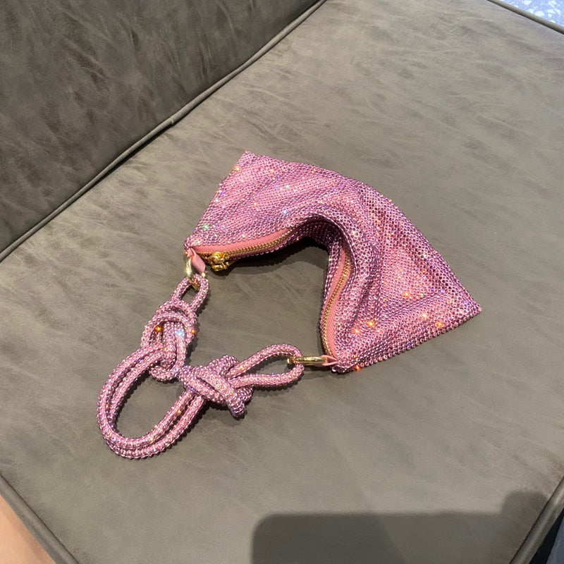 luxury Design Shining Diamond Hobo shoulder bag