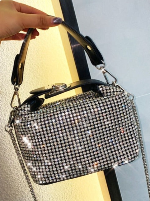 Evening Banquet Crystal Rhinestone Shoulder Bag