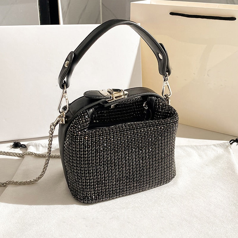 Evening Banquet Crystal Rhinestone Shoulder Bag