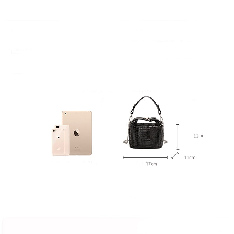 Evening Banquet Crystal Rhinestone Shoulder Bag