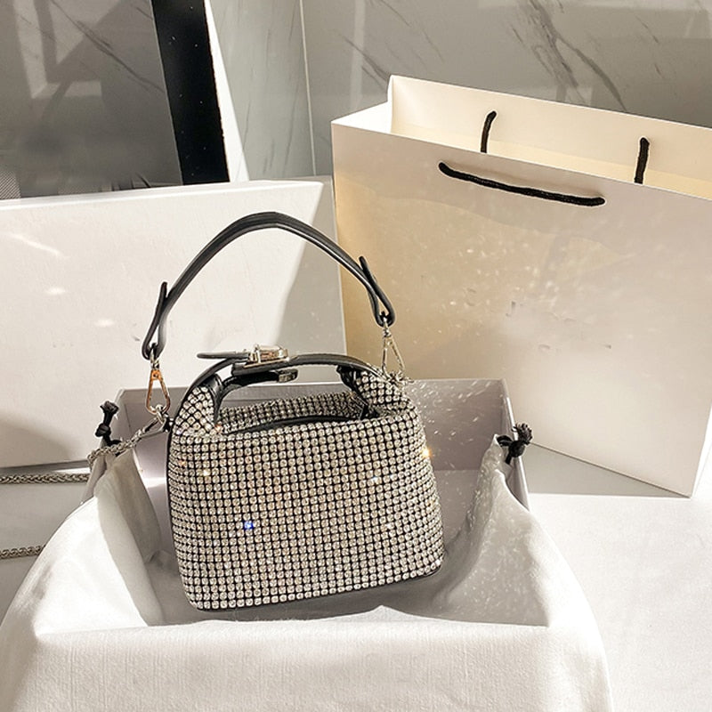 Evening Banquet Crystal Rhinestone Shoulder Bag